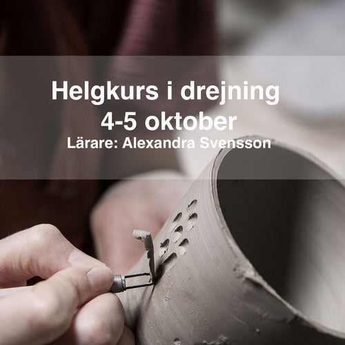 Boka helgkurs i drejning i Stockholm den 4-5 oktober 2025