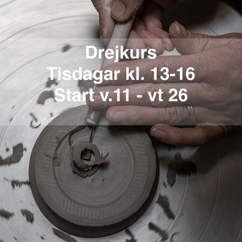 Boka dagkurs i drejning i Stockhom. Drejkurs i vår 2026