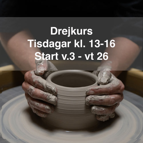 Boka drejkurs på tisdagar i stockholm. Dagkurs i drejning våren 2026