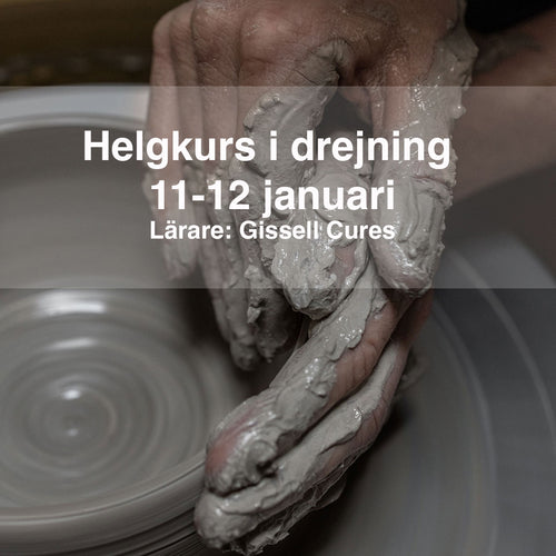 Boka drejkurs i vår och tillbringa en torsdagkväll i veckan med att dreja hos oss på Drejverkstaden. Drejning - den perfekta hobbyn för glädje och återhämtning