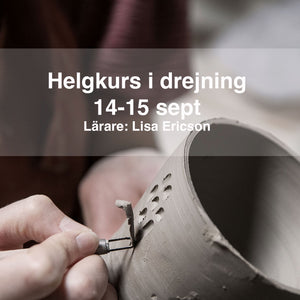 boka drejkurs i stockholm. Hitta en ny hobby och kom och dreja tillsammans. Drejningskurs med Lisa Le ceramics Ericson