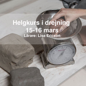 Helgkurs i drejning: 15-16 mars 2025