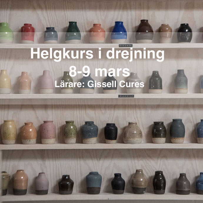 Drejkurs i stockholm. boka en helg i drejning och hitta din nya hobby