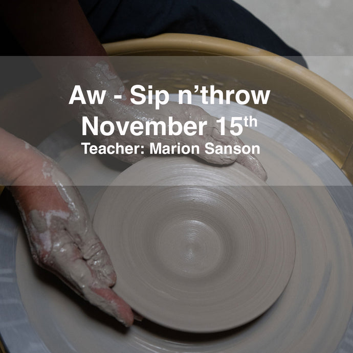 After work throwing clay. Learn how to do pottery while sipping your drink. Book your spot