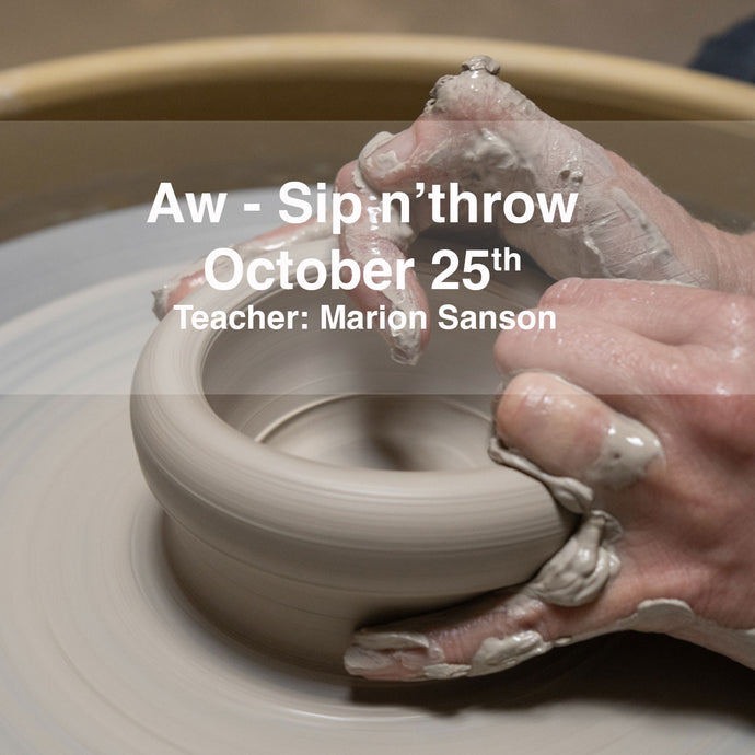 After work throwing clay. Learn how to do pottery while sipping your drink. Book your spot