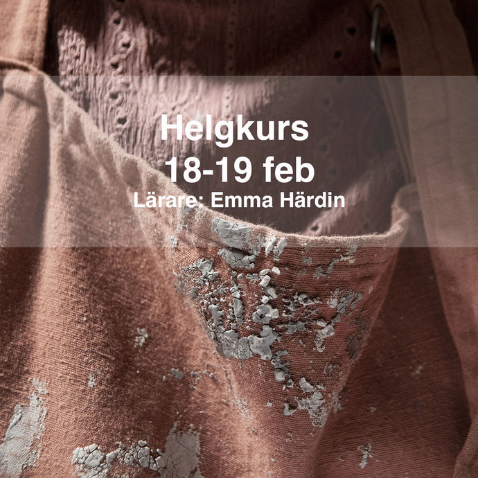 Boka helgkurs i drejning. 18-19 februari med lärare Emma Härdin i Stockholm